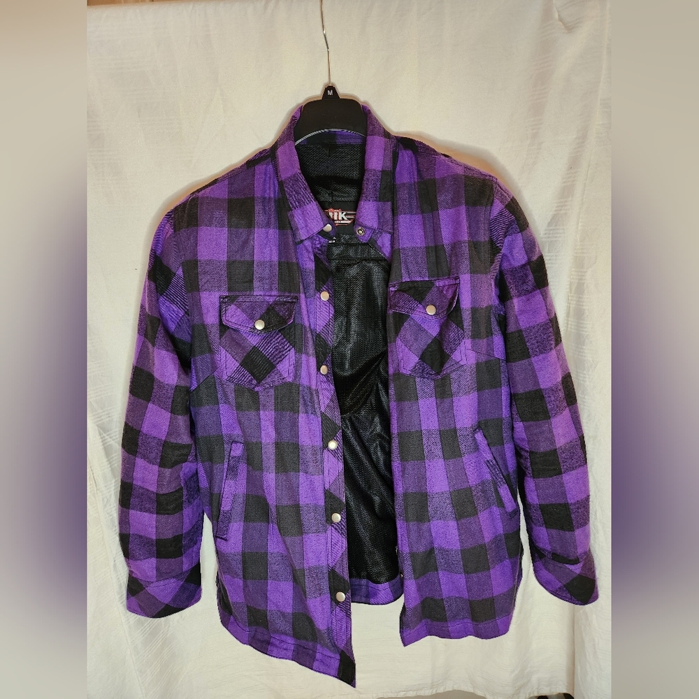 Unik Purple and Black Mesh Jacket